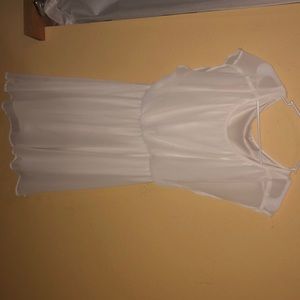 Ivory Chiffon Dress